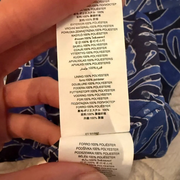 NEW Blue Floral Maxi Dress, Michael Kors, US S - Picture 6 of 7